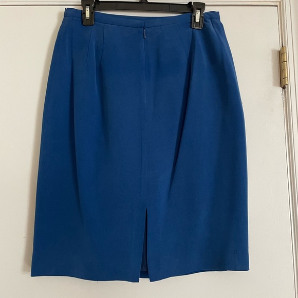 Vintage Morgan Taylor Women’s 100% Silk Skirt & Jacket Set, Size 10 - Picture 3 of 12